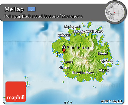 Physical Map of Meilap