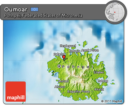 Physical Map of Oumoar