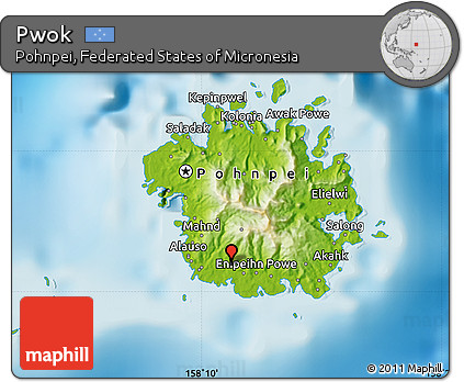 Physical Map of Pwok