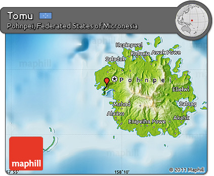 Physical Map of Tomu