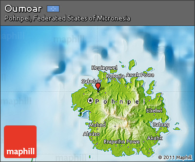 Physical Map of Oumoar