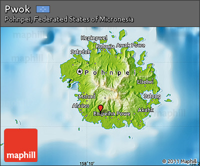 Physical Map of Pwok