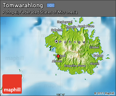 Physical Map of Tomwarahlong