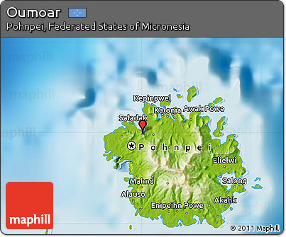 Physical Map of Oumoar