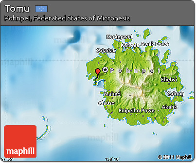 Physical Map of Tomu