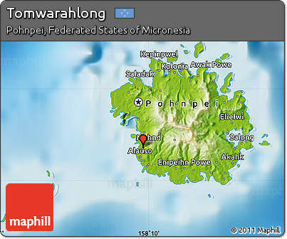 Physical Map of Tomwarahlong