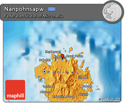 Political Map of Nanpohnsapw
