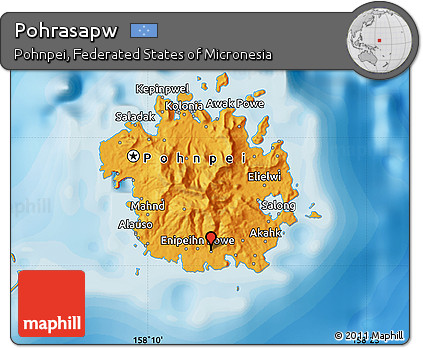 Political Map of Pohrasapw