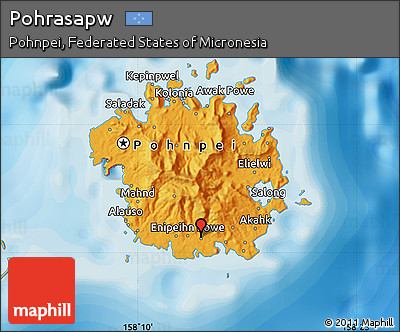 Political Map of Pohrasapw
