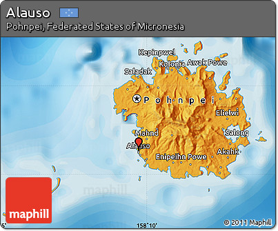 Political Map of Alauso