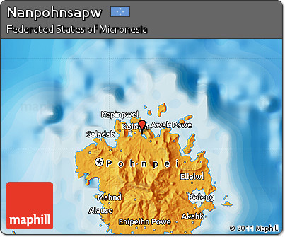 Political Map of Nanpohnsapw