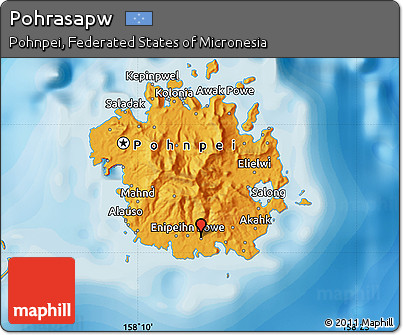 Political Map of Pohrasapw