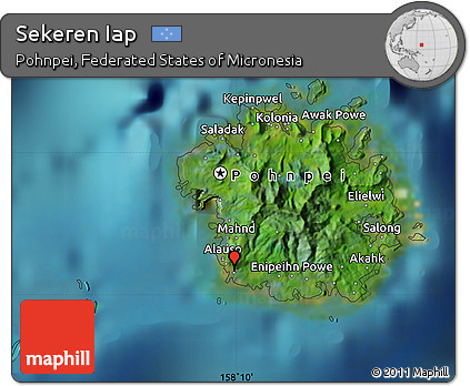 Satellite Map of Sekeren Iap