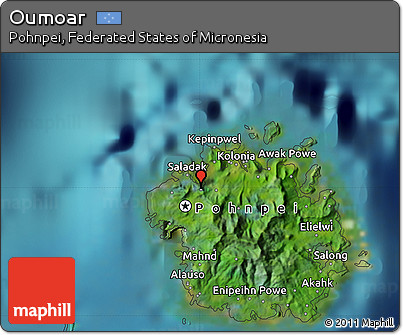Satellite Map of Oumoar