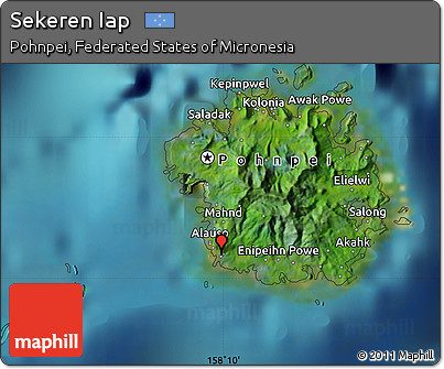 Satellite Map of Sekeren Iap