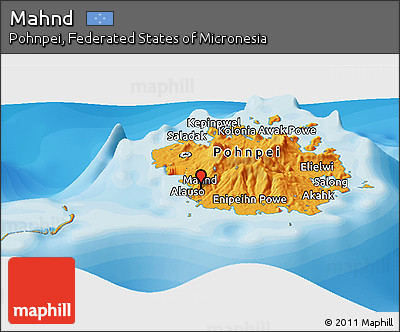 Political Panoramic Map of Mahnd