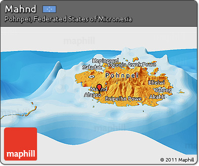Political Panoramic Map of Mahnd