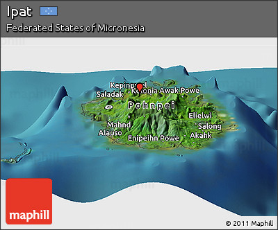Satellite Panoramic Map of Ipat