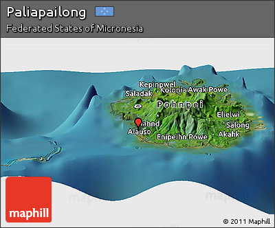 Satellite Panoramic Map of Paliapailong
