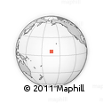 Outline Map of the Area around 6° 59' 36" N, 163° 58' 29" W, rectangular outline