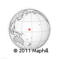 Outline Map of the Area around 6° 59' 36" N, 172° 37' 30" E, rectangular outline