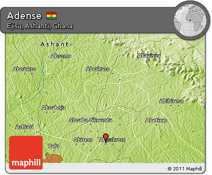 Physical 3D Map of Adense