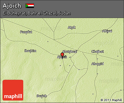 Physical 3D Map of Ajoich