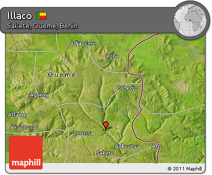 Satellite 3D Map of Illaco