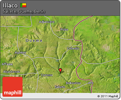 Satellite 3D Map of Illaco