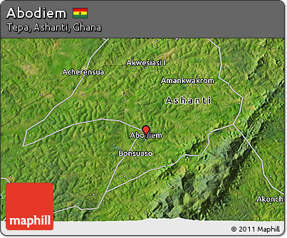 Satellite 3D Map of Abodiem