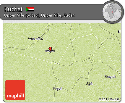 Physical 3D Map of Kuthai