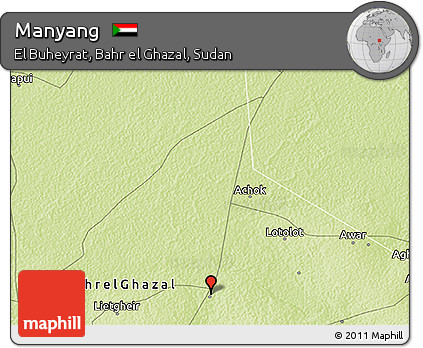 Physical 3D Map of Manyang