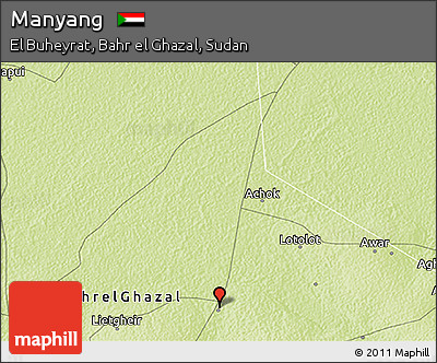 Physical 3D Map of Manyang