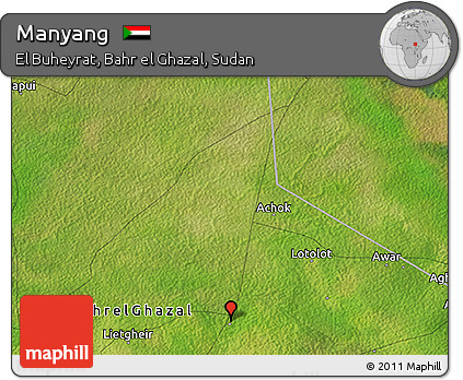 Satellite 3D Map of Manyang