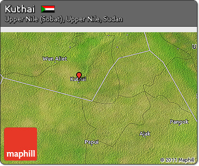 Satellite 3D Map of Kuthai