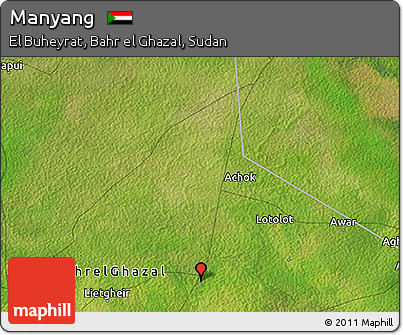 Satellite 3D Map of Manyang