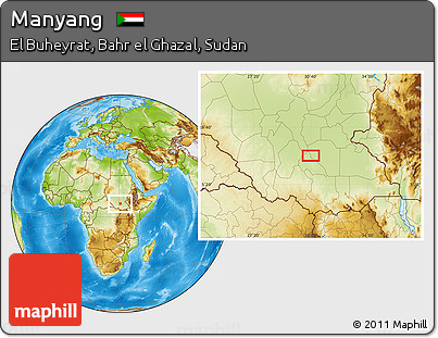 Physical Location Map of Manyang