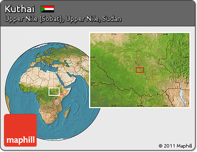 Satellite Location Map of Kuthai