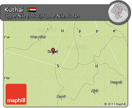 Physical Map of Kuthai