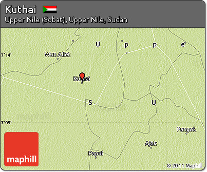 Physical Map of Kuthai