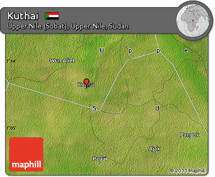Satellite Map of Kuthai