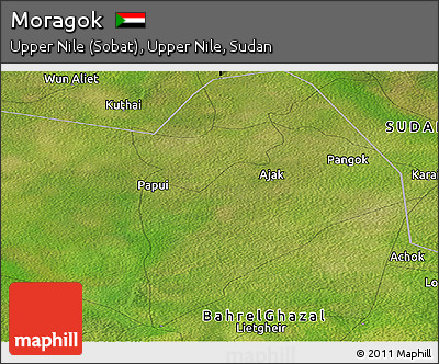 Satellite Panoramic Map of Moragok