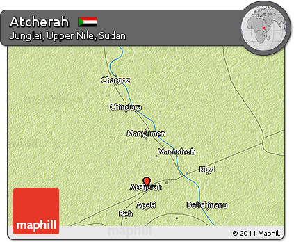 Physical 3D Map of Atcherah