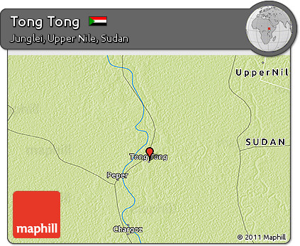Physical 3D Map of Tong Tong