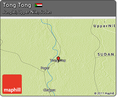 Physical 3D Map of Tong Tong
