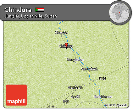 Physical Map of Chindura
