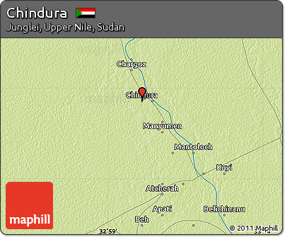 Physical Map of Chindura