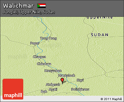 Physical Panoramic Map of Walichmar