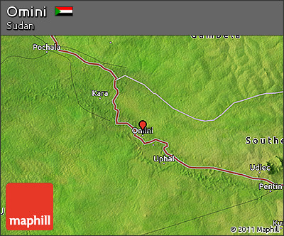 Satellite 3D Map of Omini