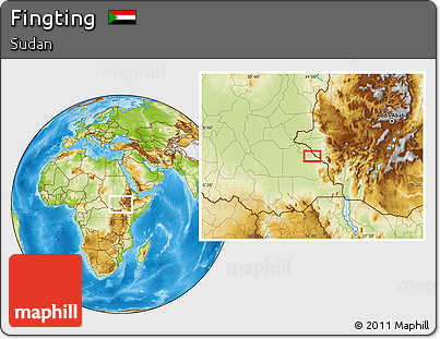 Physical Location Map of Fingting